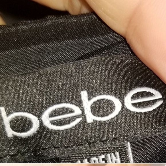 bebe  Little Black Dress timeless sexy Gown new - Picture 3 of 6